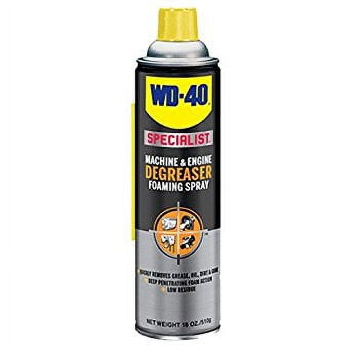 WD-40 Specialist Foaming Soil Removal Engine Degreaser Spray Can 18 oz