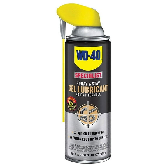 WD-40 Specialist Gel Lube with Smart Straw - Lubricant Gel - 1-Pack, 10 oz