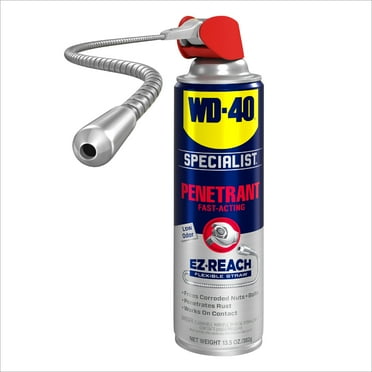 WD-40 Specialist Penetrant with EZ-reach, 13.5 oz. Machine and Tool Lubricant Type - Penetrant