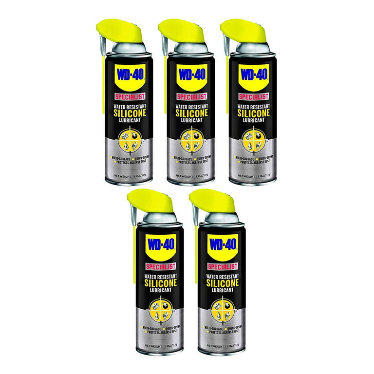 WD-40 Specialist Dry Lube with Smart Straw Sprays 2 Ways, 10 OZ [6-Pack] &  WD-40 Specialist Silicone Lubricant with Smart Straw Sprays 2 Ways, 11 OZ:  : Industrial & Scientific