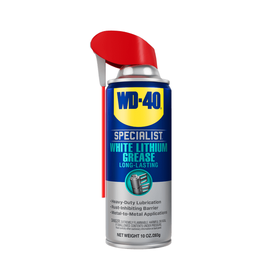WD-40 Specialist White Lithium Grease Spray Long Lasting Lubricant