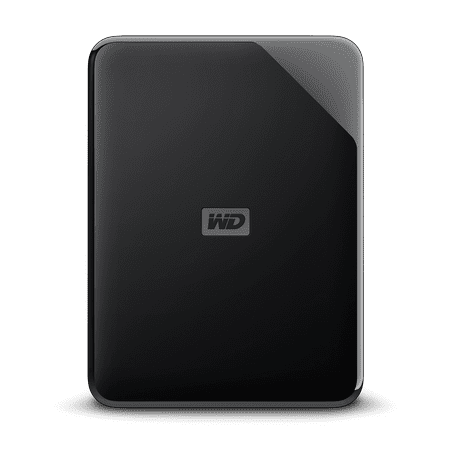 Western Digital 4TB WD Elements SE, USB-A and USB 3.0, Portable External Hard Drive HDD - WDBJRT0040BBK-WESN