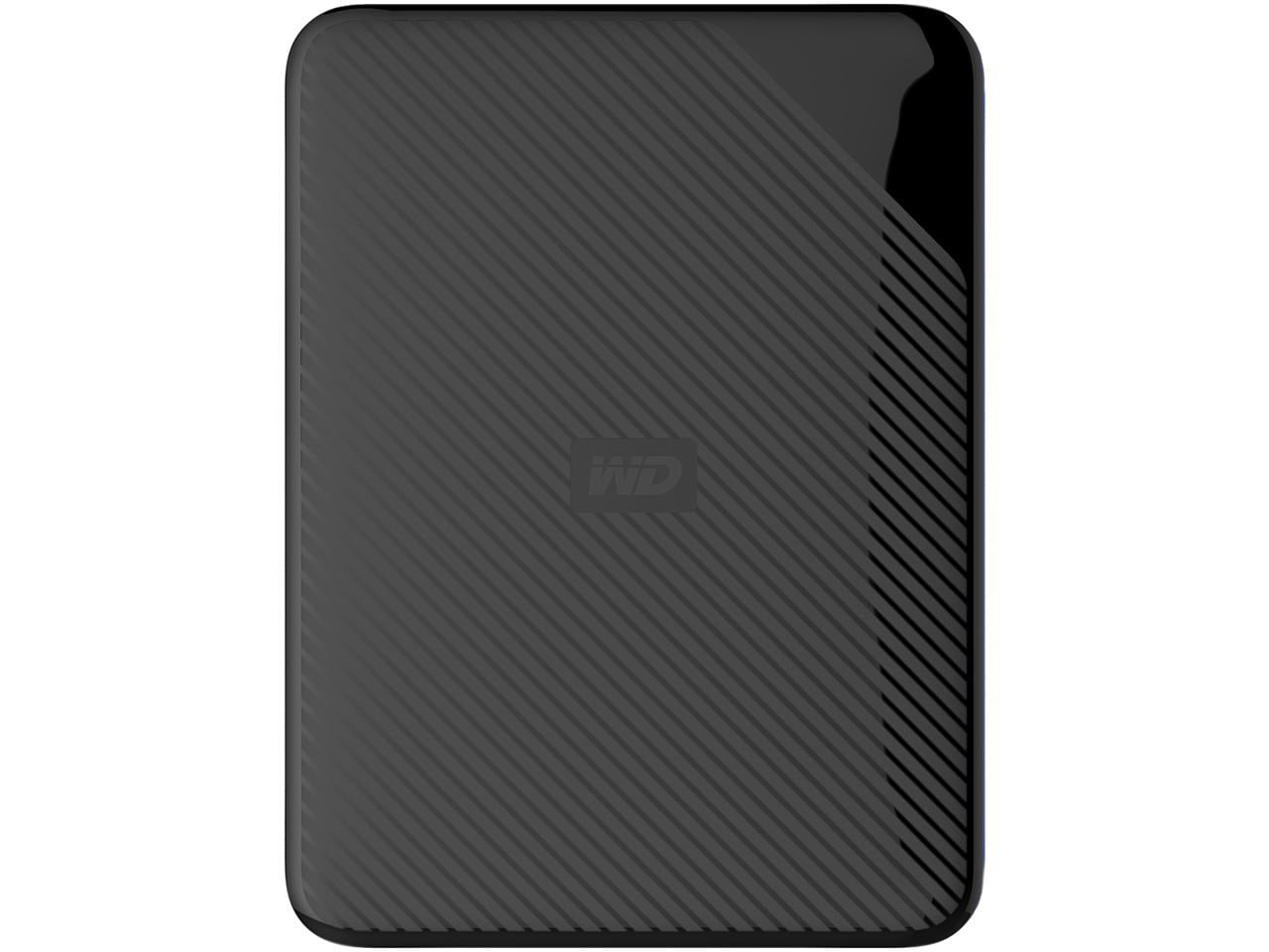 WD 4TB Gaming Drive Black External Hard Drive for Playstation/Xbox & PC - USB 3.0 (WDBM1M0040BBK-WESN)