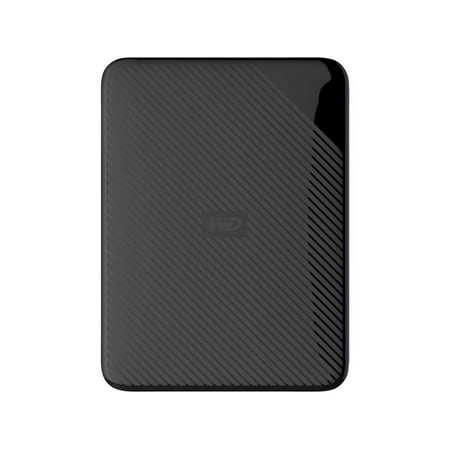 WD - Game Drive for PS4 4TB External USB 3.0 Portable Hard Drive - Black/Blue