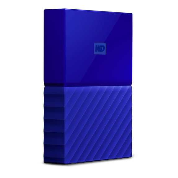 WD 4TB My Passport Portable External Hard Drive, Blue - WDBYFT0040BBL-WESN