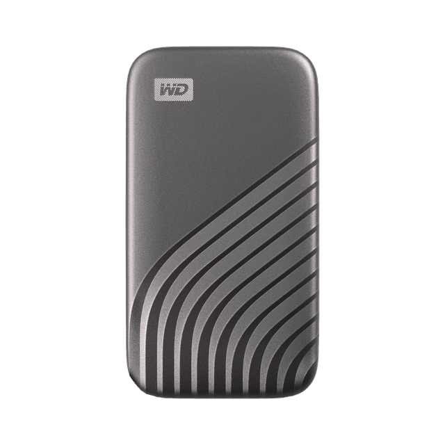 WD 4TB My Passport SSD, Portable External Solid State Drive, Gray
