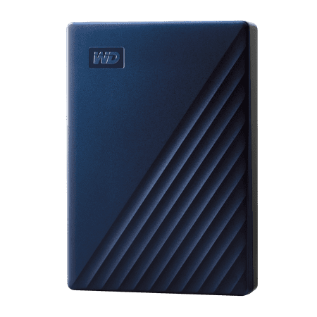 WD - My Passport for Mac 4TB External USB 3.0 Portable Hard Drive - Blue