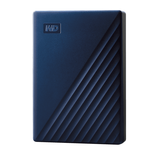 WD 4TB My Passport for Mac, Portable External Hard Drive, Blue - WDBA2F0040BBL-WESN
