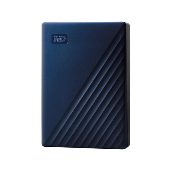 WD 4TB My Passport for Mac Portable External Hard Drive Storage USB-C/USB-A 3.2 - Midnight Blue (WDBA2F0040BBL-WESN)