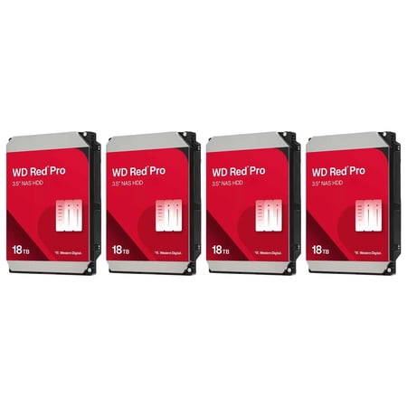 WD 4x WD Red Pro 18TB