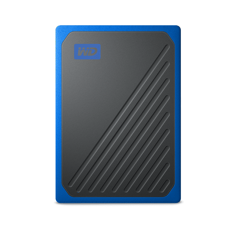 Wd 500gb my passport go cobalt ssd portable external on sale storage