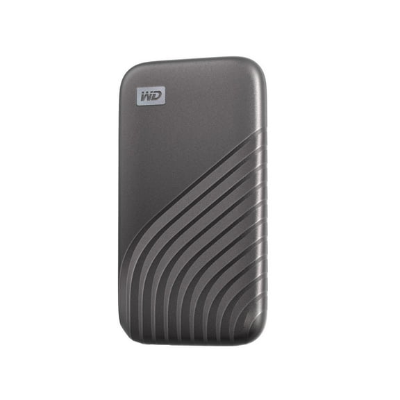 WD 500GB My Passport SSD External Portable Drive, Gray, Up to 1,050 MB/s - WDBAGF5000AGY-WESN