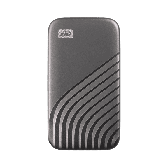 WD 500GB My Passport SSD, Portable External Solid State Drive, Gray - WDBAGF5000AGY-WESN