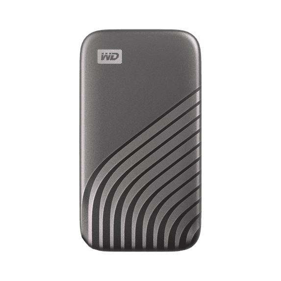 WD 500GB My Passport SSD, External Solid State Drive, Gray - WDBAGF5000AGY-WESN