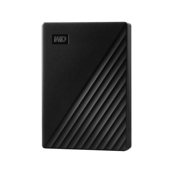 WD 5TB My Passport Portable External Hard Drive with backup software and password protection, Black - WDBPKJ0050BBK-WESN