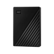 WD 5TB My Passport Portable External Hard Drive with backup software and password protection, Black - WDBPKJ0050BBK-WESN