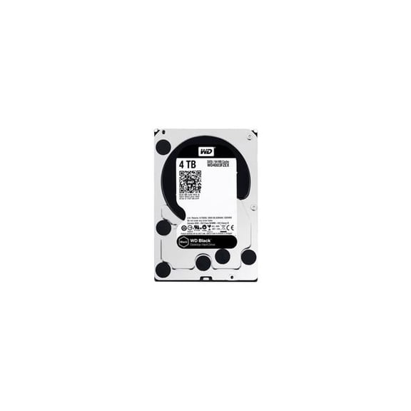 WD WD4003FZEX 64 Mb Buffer 3.5 in. Form Factor Low Profile 4TB 7200RPM Sata6Gbps Hard Disk Drive, Black