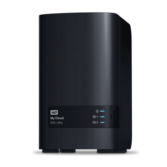WD 8TB My Cloud EX2 Ultra NAS - Network Attached Storage - Dual-Core Processor (WDBVBZ0080JCH-NESN)