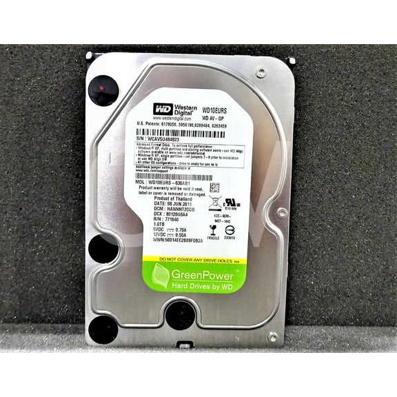 WD AV-GP 10EURS 1 TB Internal Hard Drive WD10EURS