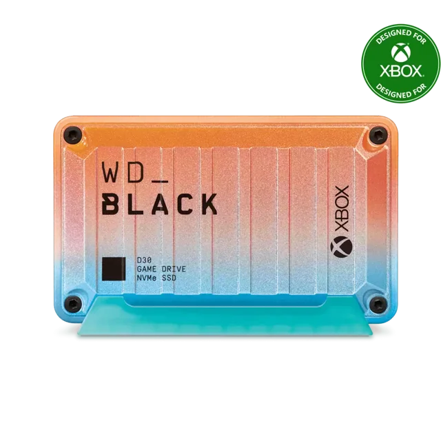 WD_BLACK 1TB D30 Game Drive SSD for Xbox, Limited Edition Summer Collection, Portable External