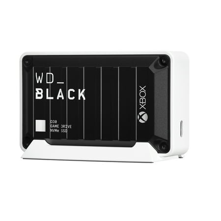 WD - D30 Game Drive for Xbox 1TB External USB Type C Portable SSD - Black