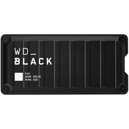 WD - BLACK P40 Game Drive for PC, PS4, PS5 and Xbox 1TB External USB 3.2 Gen 2x2 Portable SSD - Black