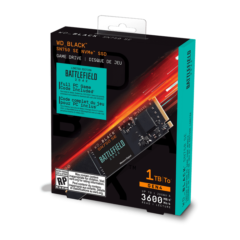 WD_BLACK 1TB SN750 NVMe Internal Gaming SSD Solid online State Drive - Gen3 PCIe, M.2 2