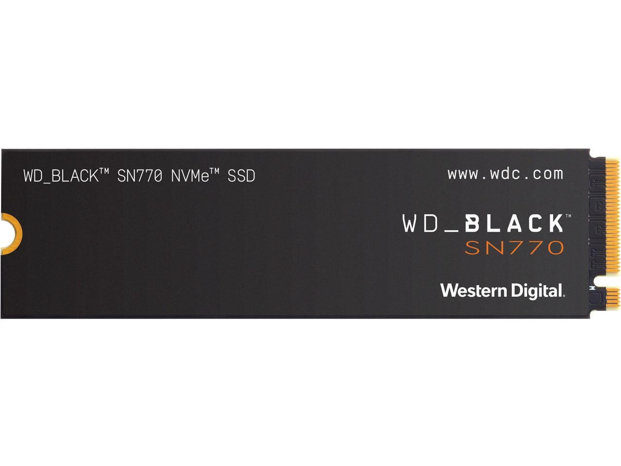 Western Digital WD_BLACK SN770 M.2 2280 1TB PCIe Gen4 16GT/s, up to 4 Lanes Internal Solid State Drive (SSD) WDS100T3X0E