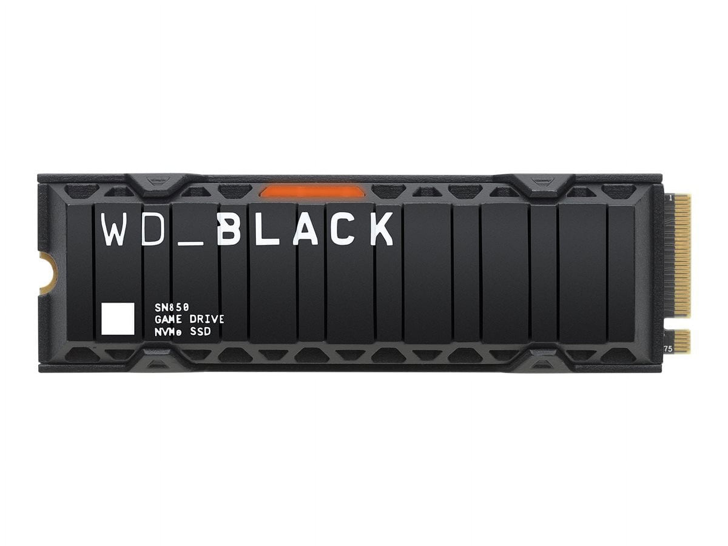 WD_BLACK 1TB SN850 NVMe Internal Gaming SSD Drive w/ Heatsink WDS100T1XHE - image 1 of 5
