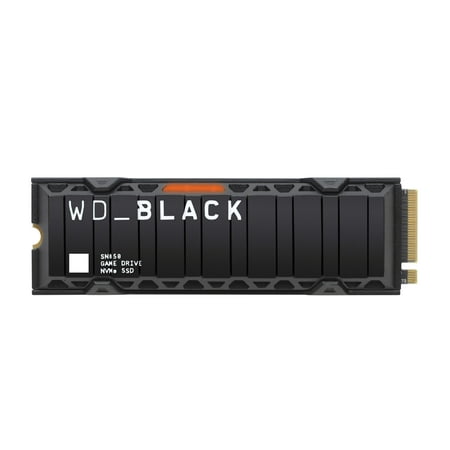 WD - BLACK SN850 1TB Internal SSD PCIe Gen 4 x4 NVMe with Heatsink for PS5 and Desktops
