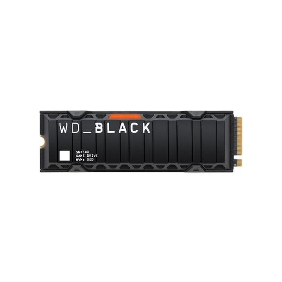 WD_BLACK 1TB SN850X NVMe SSD, Internal Gaming Solid State Drive with Heatsink - WDS100T2XHE-00BCA0