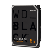 WD_BLACK 2 TB Gaming SATA HDD، محرك أقراص ثابتة داخلي 3.5 HDD، 7200 دورة في الدقيقة، ذاكرة تخزين مؤقت 64 ميجابايت - WD2003FZEX