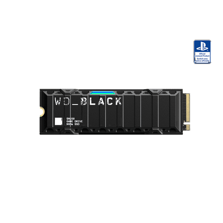 WD - BLACK SN850 2TB Internal SSD PCIe Gen 4 x4 Officially Licensed for PS5 with Heatsink