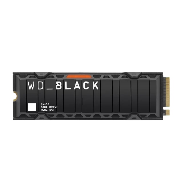 WD_BLACK 2TB SN850 NVMe SSD, Internal M.2 2280 Solid State Drive with Heatsink - WDS200T1XHE