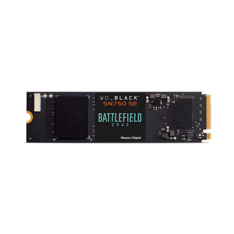 WD_BLACK 500GB SN750 SE NVMe SSD with Battlefield 2042 Game Code Bundle,  Internal M.2 2280 Gaming Solid State Drive - WDBB9J5000ANC-NRSN 