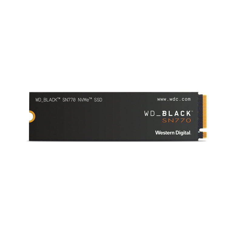 meddelelse gå på pension mandat WD_BLACK 500GB SN770 NVMe Internal Gaming SSD Solid State Drive - Gen4 PCIe,  M.2 2280, Up to 4,000 MB/s - WDS500G3X0E - Walmart.com