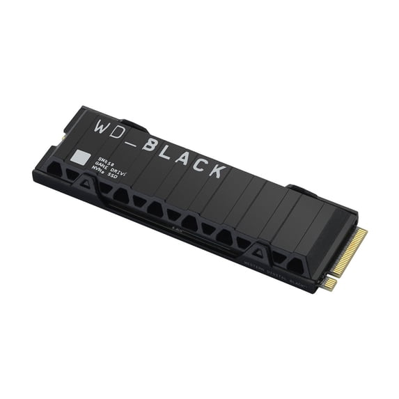 WD_BLACK 500GB SN850 NVMe SSD, Internal M.2 2280 Solid State Drive with Heatsink - WDS500G1XHE-00AFY0