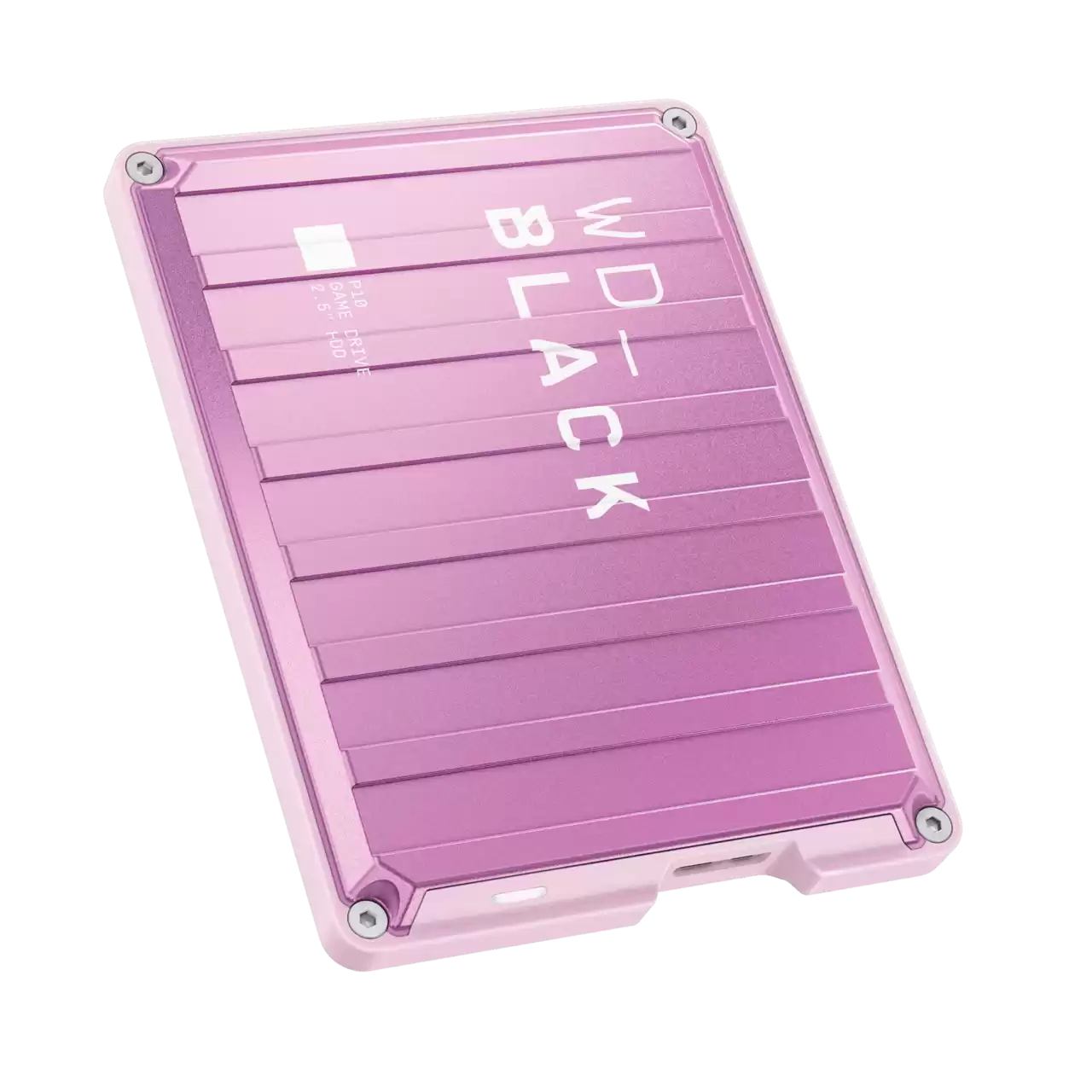 WD_BLACK 6TB P10 Game Drive USB 3.2 Gen 1, 2.5" Portable External Hard Drive HDD, Compatible with Playstation, Xbox, PC, & Mac, Pink - WDBZ7D0060BPK-WESN