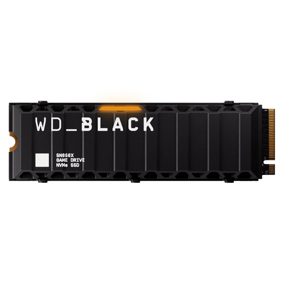 WD_BLACK 8TB SN850X NVMe SSD, Internal Gaming Solid State Drive with Heatsink - WDS800T2XHE-00CDD0