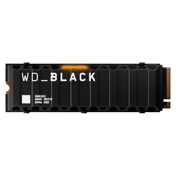 WD_BLACK 8TB SN850X NVMe SSD, Internal Gaming Solid State Drive with Heatsink - WDS800T2XHE-00CDD0