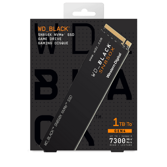 WD_BLACK SN850X NVMe Internal SSD, 1TB - WDBB9G0010BNC-WRSN