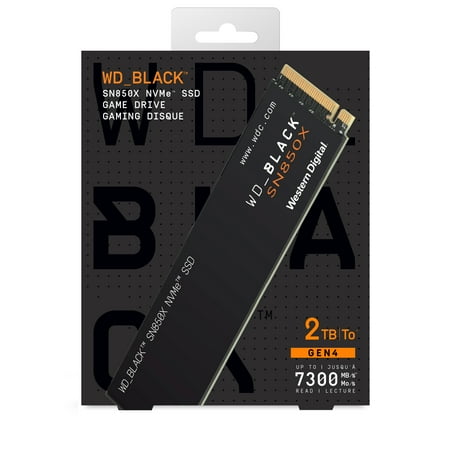 WD - BLACK SN850X 2TB Internal SSD PCIe Gen 4 x4 NVMe