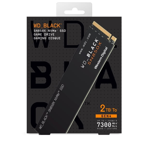 WD_BLACK SN850X 2TB NVMe Internal SSD, Fast Gaming, Top