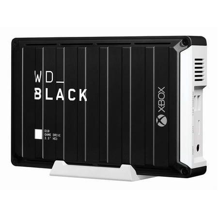 WD - BLACK D10 Game Drive for Xbox 12TB External USB 3.2 Gen 1 Portable Hard Drive - Black