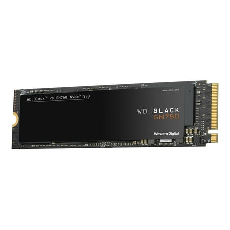 WD - WD_BLACK SN750 NVMe Gaming 500GB PCIe Gen 3 x4 Internal Solid State Drive