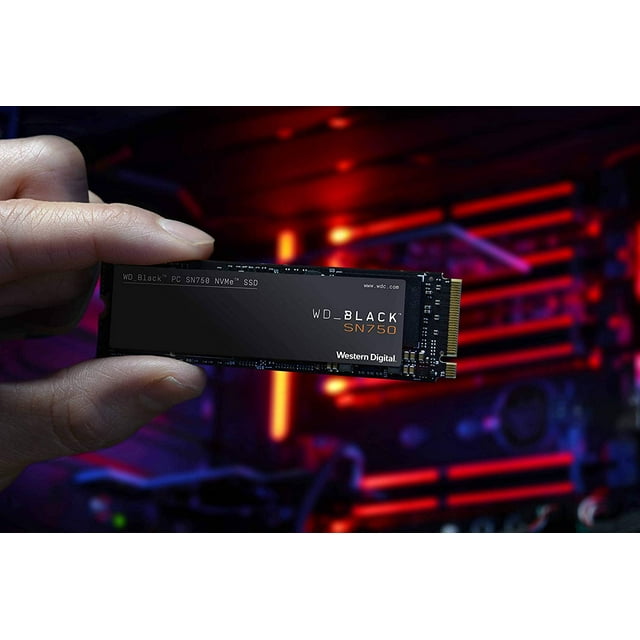 WD Black SN750 NVMe SSD WDS100T3X0C - Solid state drive - 1 TB - internal - M.2 2280 - PCI Express 3