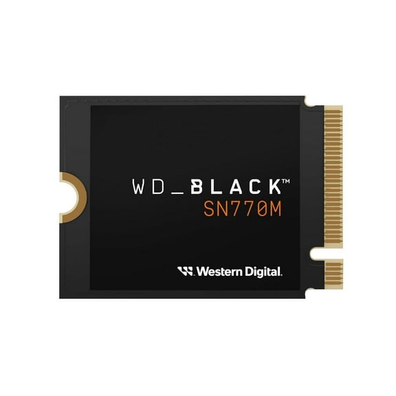 WD Black SN770M WDS100T3X0G 1 TB Solid State Drive - M.2 2230 Internal - PCI Express NVMe (PCI Express NVMe 4.0 x4) - Handheld Gaming Console, Notebook Device Supported - 600 TB TBW - 5150 MB/s Max...