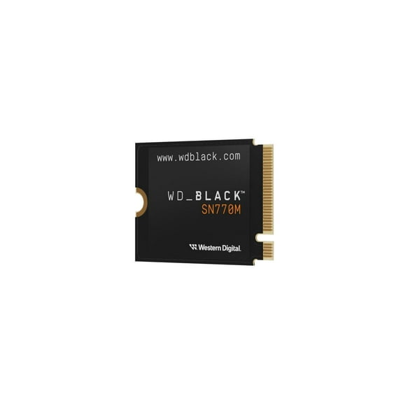 WD Black SN770M WDS500G3X0G 500 GB Solid State Drive - M.2 2230 Internal - PCI Express NVMe (PCI Express NVMe 4.0 x4) - Notebook, Handheld Gaming Console Device Supported - 5000 MB/s Maximum Read T...