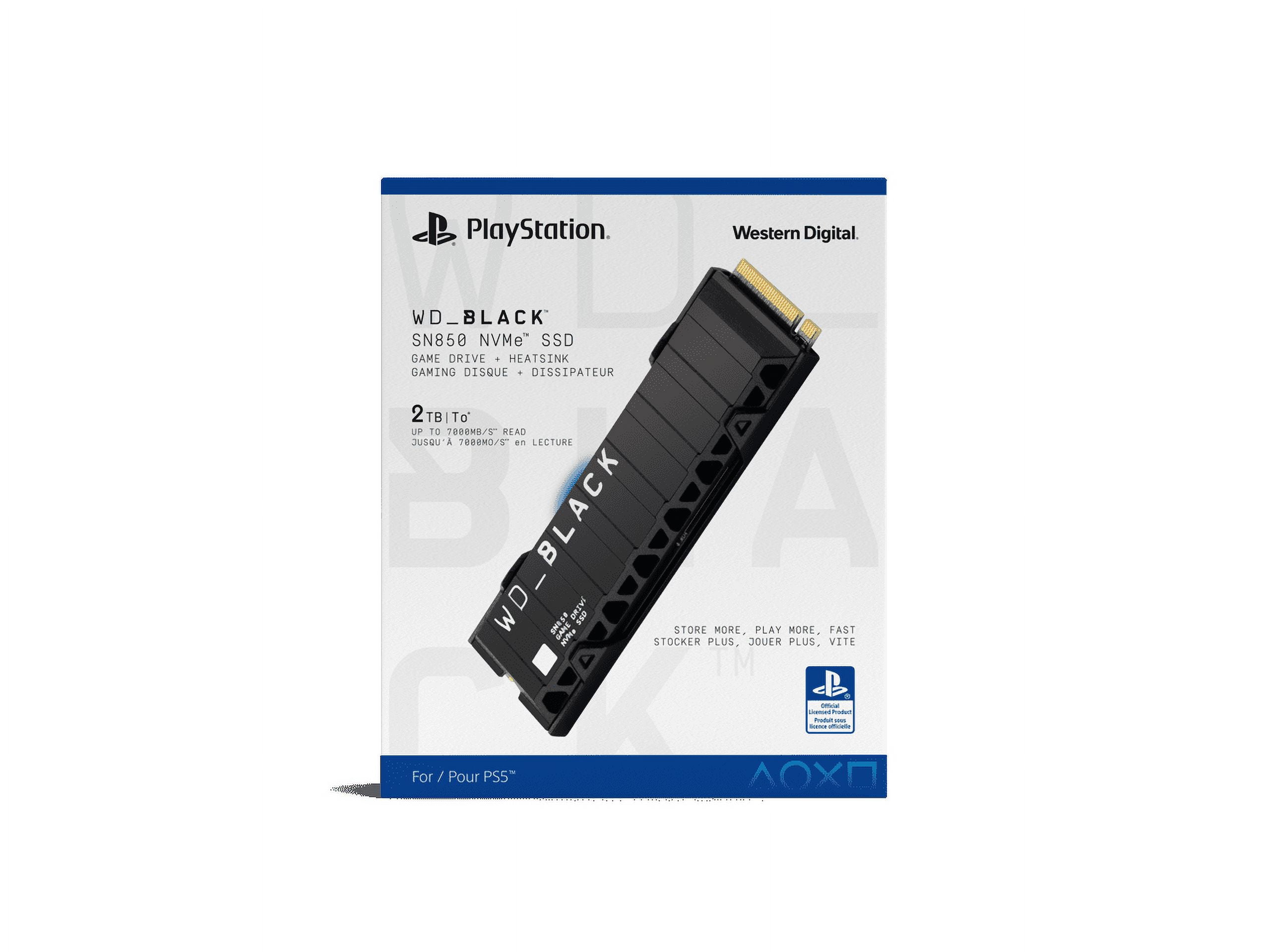 WD_BLACK 2TB SN850 NVMe SSD- PS5 Game Storage, Internal M.2 WD_BLACK 2TB SN850 NVMe SSD- PS5 Game Storage, Internal M.2