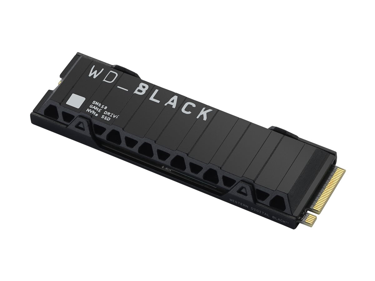 Solid Sn WD_BLACK 500GB SN850 NVMe SSD with Heatsink, Internal M.2 2280 Solid ...
